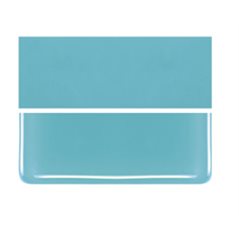 Bullseye Turquoise Blue - Opalescent - 2mm - Thin Rolled - Plaque Fusing