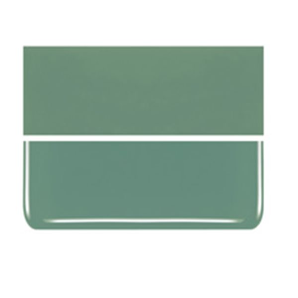 Bullseye Mineral Green - Opalescent - 3mm - Fusible Glass Sheets