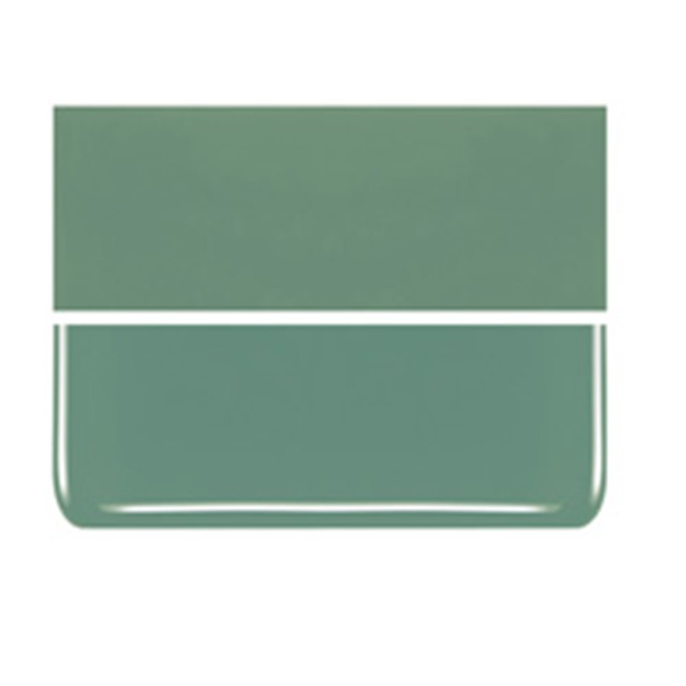 Bullseye Mineral Green - Opalescent - 3mm - Plaque Fusing