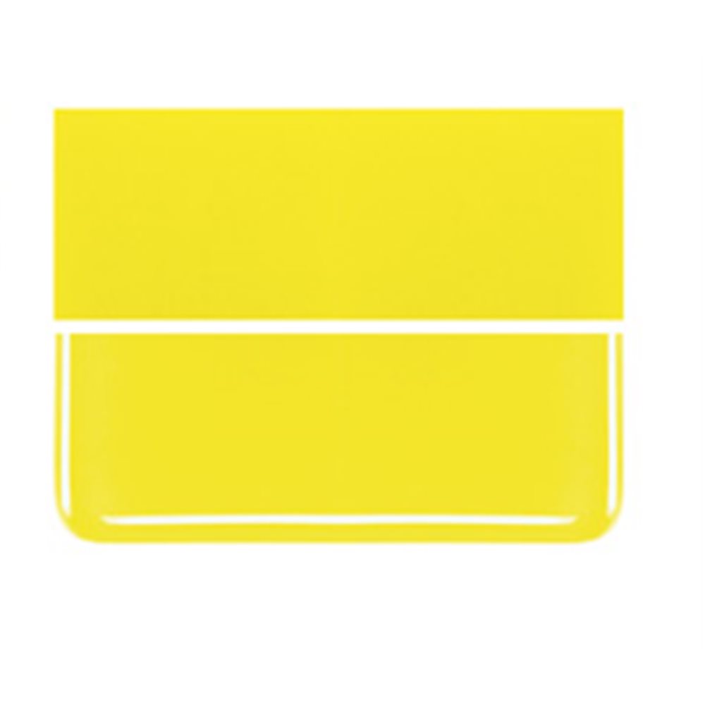 Bullseye Canary Yellow - Opaleszent - 3mm - Fusing Glas Tafeln