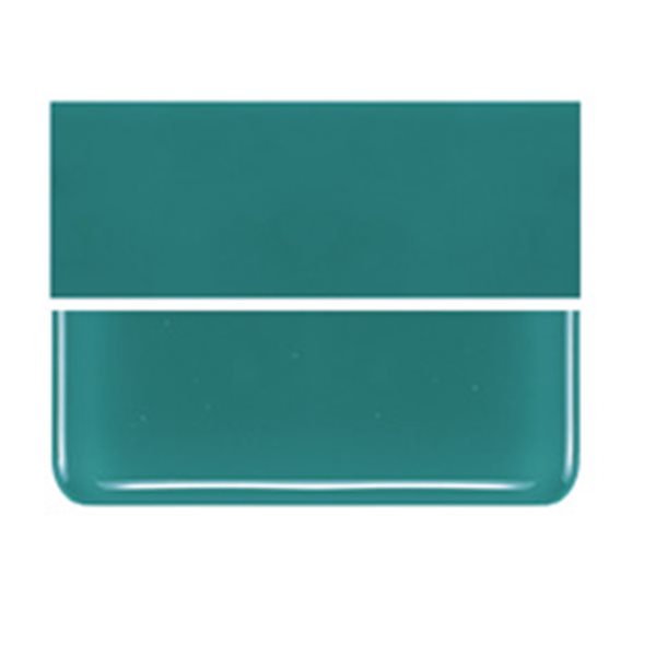 Bullseye Teal Green - Opalescent - 3mm - Fusible Glass Sheets