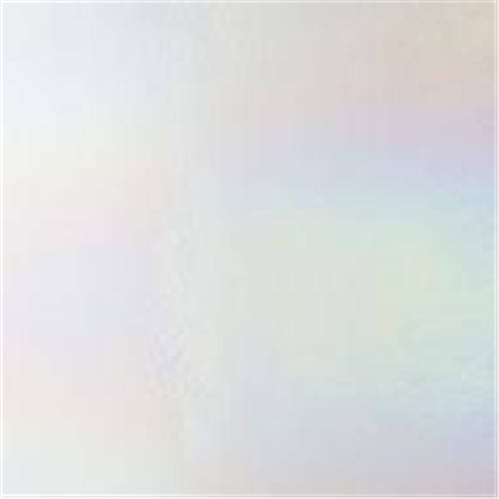 Bullseye Clear - Transparent - Rainbow Irid - 3mm - Plaque Fusing