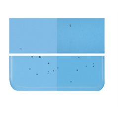 Bullseye Turquoise Blue - Transparent - 2mm - Thin Rolled - Fusible Glass Sheets