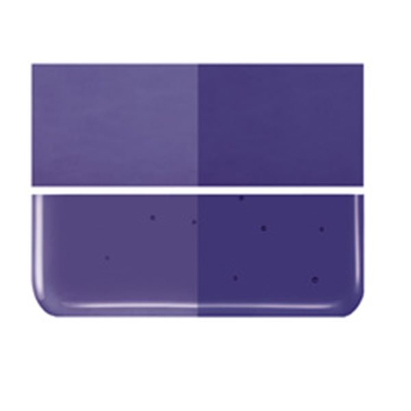 Bullseye Deep Royal Purple - Transparent - 3mm - Fusing Glas Tafeln