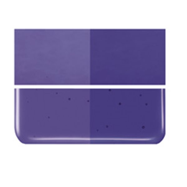 Bullseye Gold Purple - Transparent - 3mm - Fusing Glas Tafeln