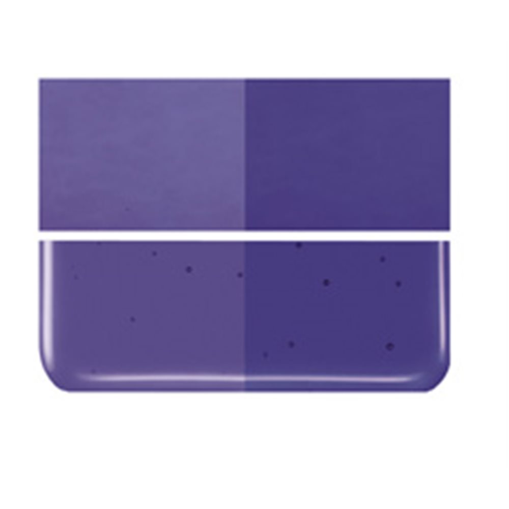 Bullseye Gold Purple - Transparent - 3mm - Plaque Fusing