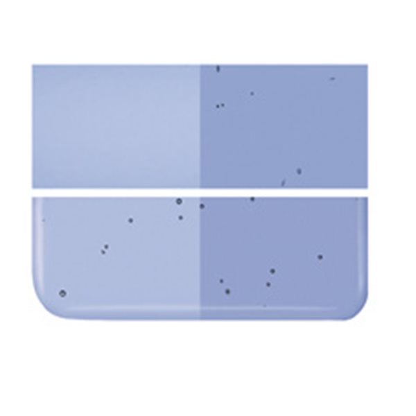 Bullseye Light Sky Blue - Transparent - 2mm - Thin Rolled - Fusing Glas Tafeln