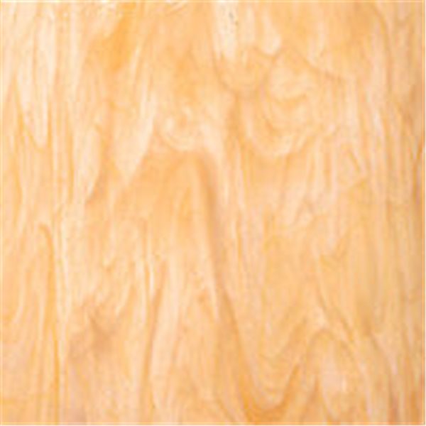 Spectrum White Swirled with Light Amber - 3mm - Non-Fusible Glass Sheets