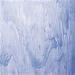 Spectrum White Swirled with Light Blue - 3mm - Non-Fusible Glass Sheets