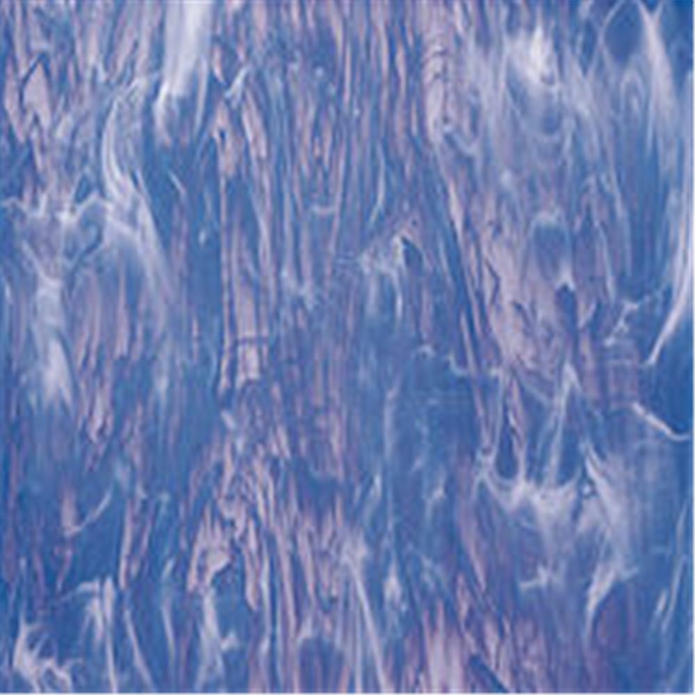 Spectrum Pale Blue and White Wispy - 3mm - Non-Fusing Glas Tafeln  