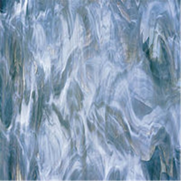 Spectrum Steel Blue and White - Translucent - 3mm - Non-Fusing Glas Tafeln  