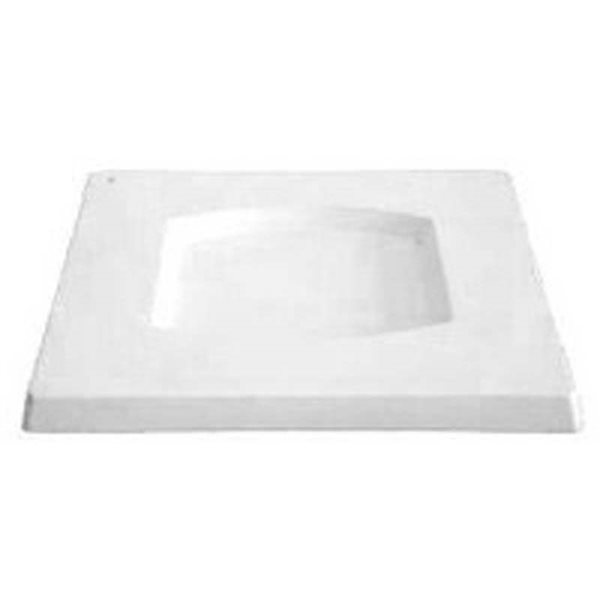 Square Platter - Barrel - 29.2x29.2x2cm - Basis: 17x16cm - Fusing Form