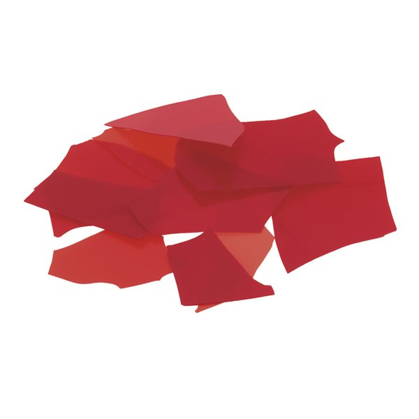 Bullseye Confetti - Red - 450g - Opalescent