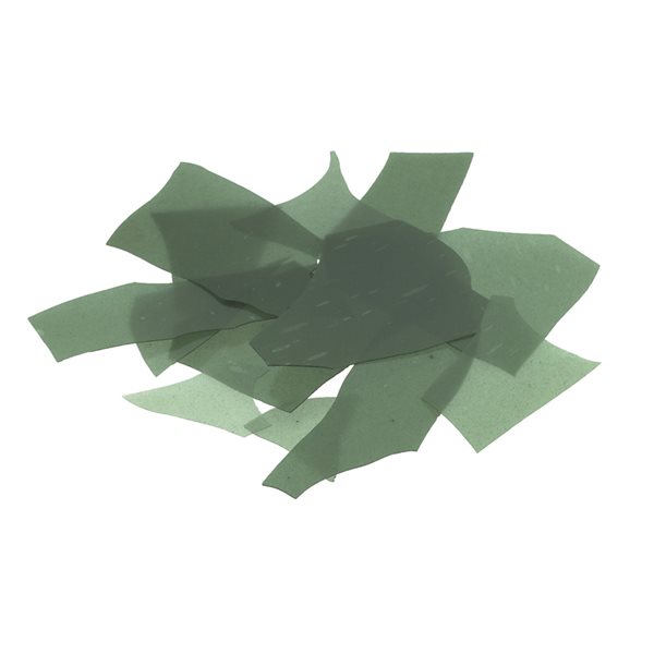 Bullseye Confetti - Aventurine Green - 50g - Transparent