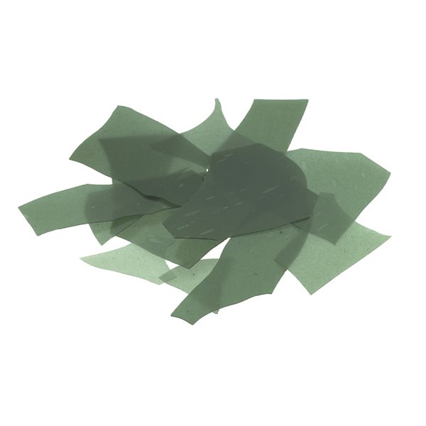 Bullseye Confetti - Aventurine Green - 450g - Transparent