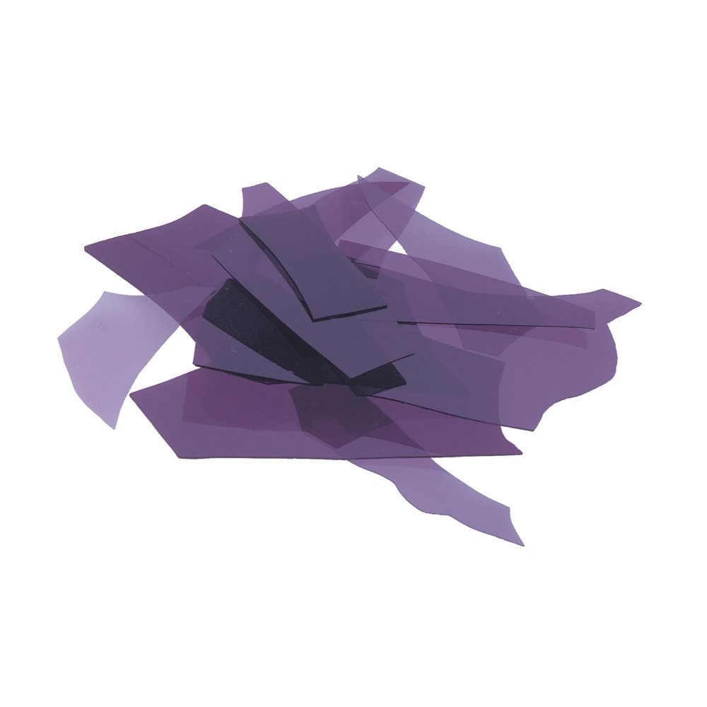 Bullseye Confetti - Deep Royal Purple - 450g - Transparent