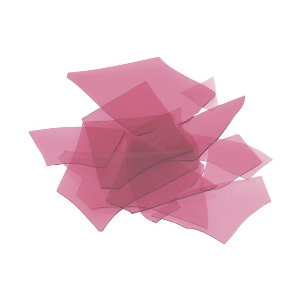Bullseye Confetti - Cranberry Pink - 450g - Transparent