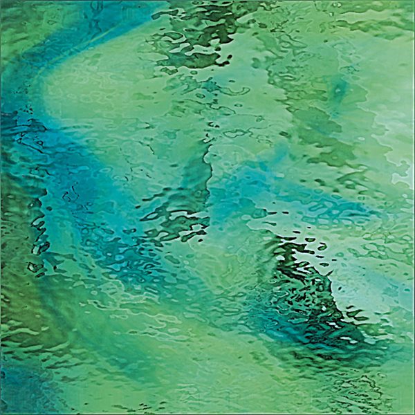 Spectrum Pale Green and Aqua Blue - Waterglass - 3mm - Plaque Non-Fusing 