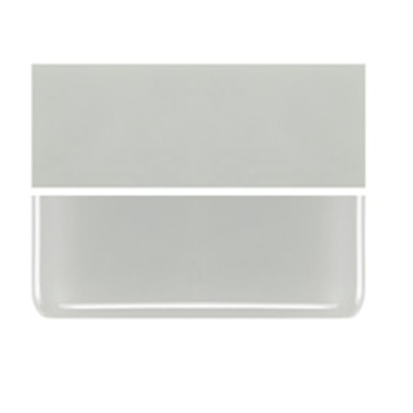 Bullseye Driftwood Gray - Opalescent - 2mm - Thin Rolled - Fusible Glass Sheets