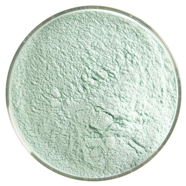 Bullseye Frit - Emerald Green - Mehl - 450g - Transparent