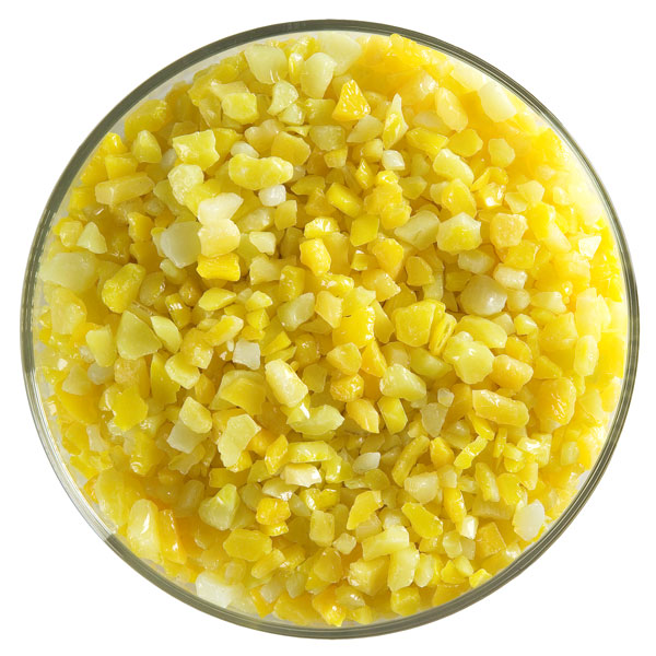Bullseye Frit - Sunflower Yellow - Gros - 450g - Opalescent