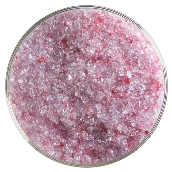 Bullseye Frit - Cranberry Pink - Mittel - 450g - Transparent