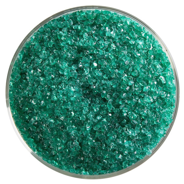 Bullseye Frit - Emerald Green - Mittel - 450g - Transparent