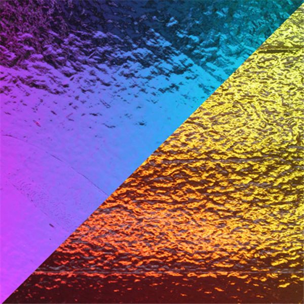 Dichroic - Rainbow - On Thin Clear - 2mm