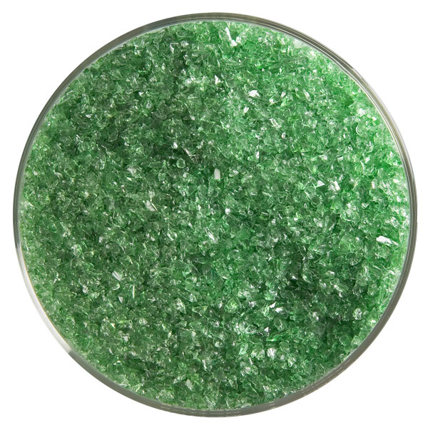 Bullseye Frit - Light Green - Mittel - 450g - Transparent