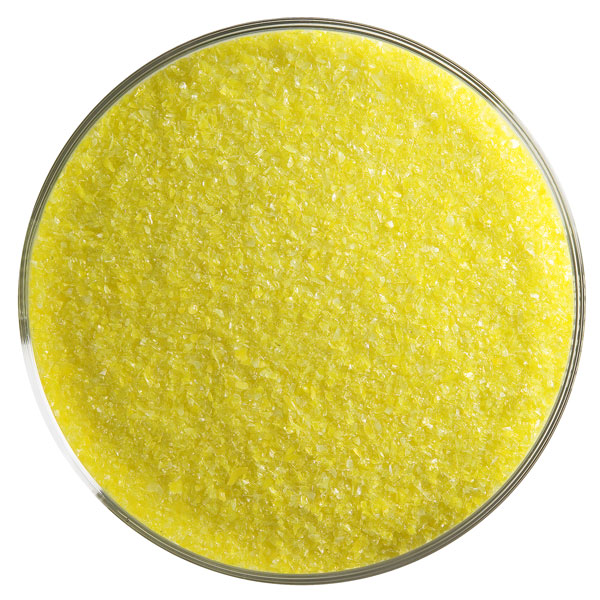 Bullseye Frit - Canary Yellow - Fein - 450g - Opaleszent