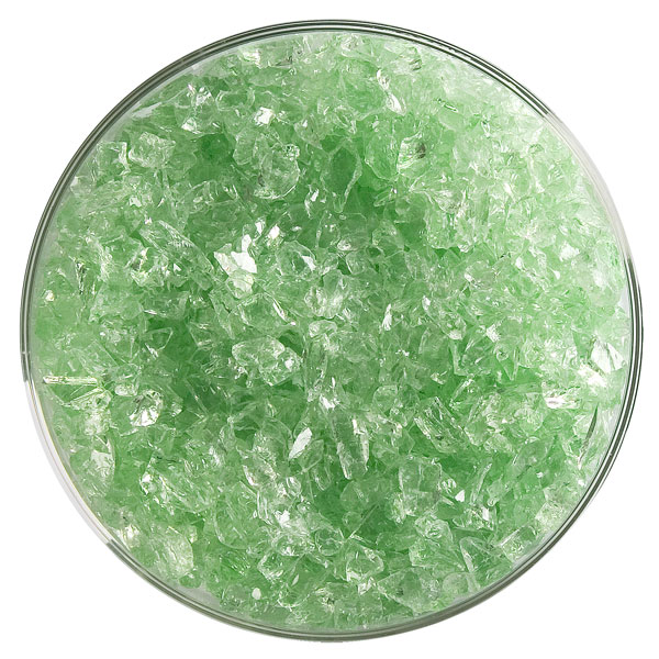Bullseye Frit - Grass Green Tint - Grob - 450g - Transparent