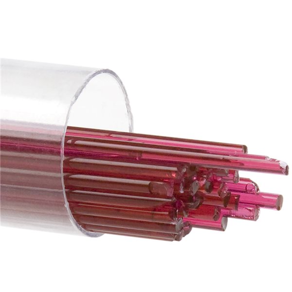 Bullseye Stringer - Cranberry Pink - 2mm - 126g - Transparent