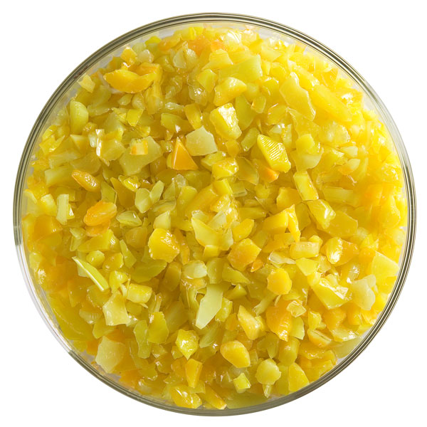Bullseye Frit - Marigold Yellow - Grob - 450g - Opaleszent