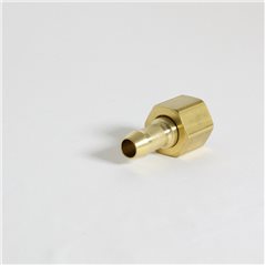 Compression Nut with Hosetail for Oxygen - 3/8 inch for 8mm Hose