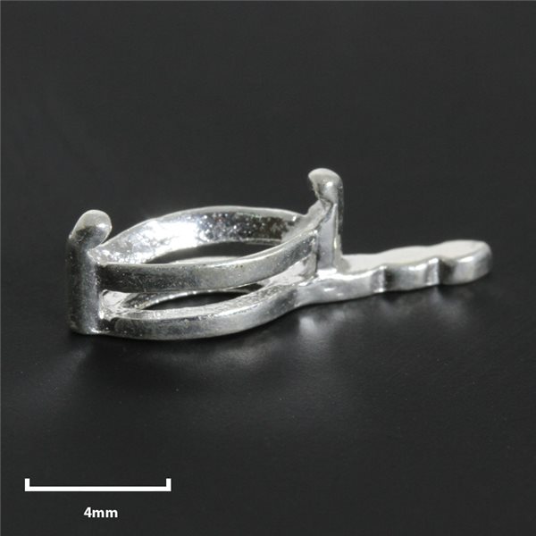 Oval Bezel - Finesilver 980 - 8x4mm - 5pcs