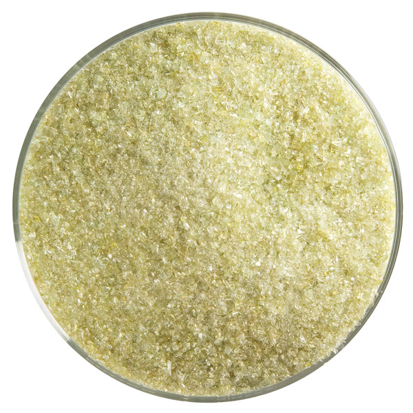 Bullseye Frit - Chartreuse - Fein - 2.25kg - Transparent