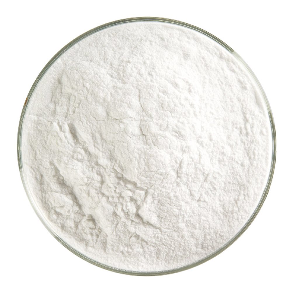 Bullseye Frit - Dense White - Mehl - 450g - Opaleszent 