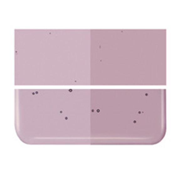 Bullseye Light Violet - Transparent - 2mm - Thin Rolled - Fusing Glas Tafeln