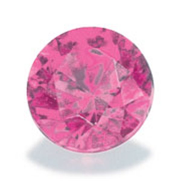 Cubic Zirkonia - Pink - Rund - 6mm - 5 Stück