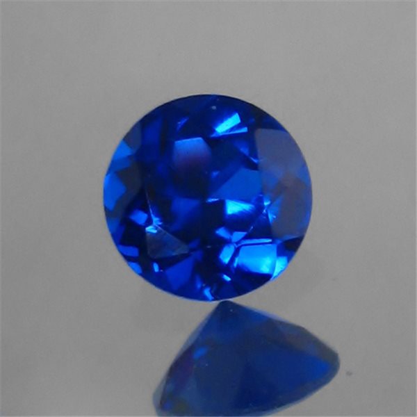 Synthetisch Spinell - Sapphire - Rund - 3mm - 10 Stück