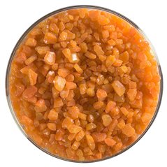 Bullseye Frit - Tangerine Orange - Grob - 450 Gr - Opaleszent
