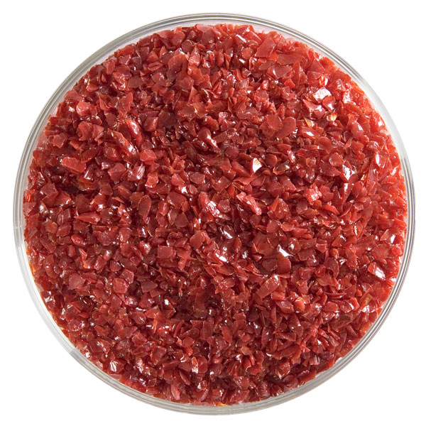 Bullseye Frit - Deep Red - Mittel - 450g - Opaleszent