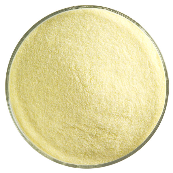 Bullseye Frit - Marigold Yellow - Poudre - 450g - Transparent