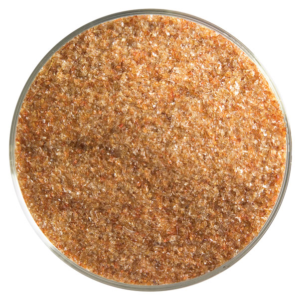 Bullseye Frit - Carnelian - Fein - 450g - Transparent