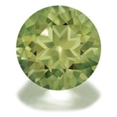 Cubic Zirconia - Peridot - Rond - 10mm - 1pc