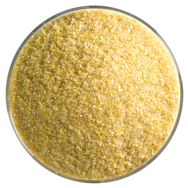 Bullseye Frit - Golden Green - Fein - 450g - Opaleszent