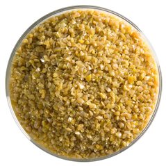 Bullseye Frit - Golden Green - Moyenl - 450g - Opalescent