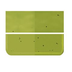 Bullseye Pine Green - Transparent - 2mm - Thin Rolled - Fusing Glas Tafeln