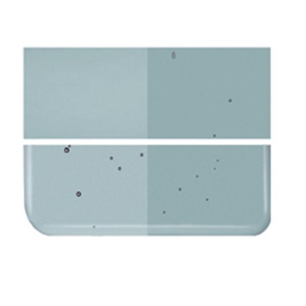 Bullseye Sea Blue - Transparent - 2mm - Thin Rolled - Fusible Glass Sheets