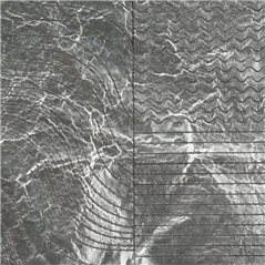 Silberfolie - Wave - 10x10cm
